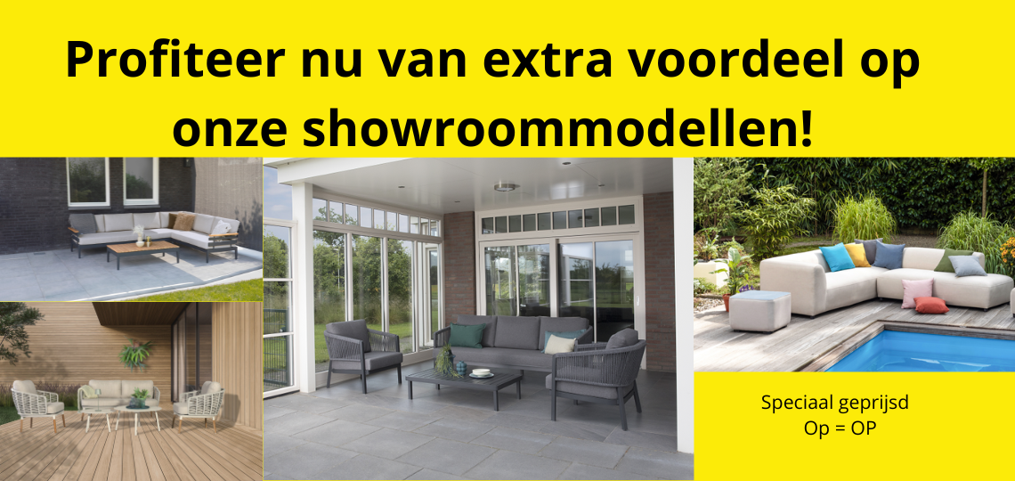 showroomverlaters tuinmeubelen