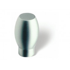 KNOP "BULB" ZMC MAT-VERCHROOMD 15MM H=21MM