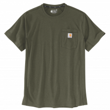 104616G73 FORCE FLEX POCKET T-SHIRTS S/S BASIL HEATHER