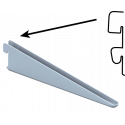 DRAGER ELEMENT DUBBEL 1-HAAKS SYS 32 STAAL WIT 27CM 10202-00028