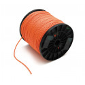 PPD.120.ORA-O / TOUW GESLAGEN PP 12MM ORANJE ROL 60 MTR