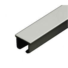 HCO U-RAIL DE LUXE ALUMINIUM WIT GELAKT 13,5X19,5MM 100CM