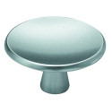 KNOP ROND 30MM + BOUT M4 NIEUW ZILVER