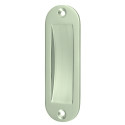 SCHUIFDEURKOM 120X40MM, OVAAL NIEUW ZILVER