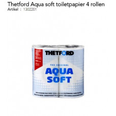 THETFORD AQUA SOFT TOILETPAPIER 4 ROLLEN