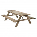 PICKNICKTAFEL DE LUXE GEIMP. GRENEN 700 X 1800MM