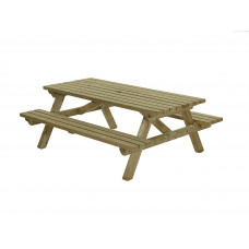 PICKNICKTAFEL 160 X 230 CM. 45MM DIK GEIMPR.