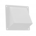 UNIVERSELE GEVELKLEP Ø100/125/110X54MM WIT KF