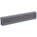 KUNSTSTOF DEURVENTILATIEROOSTER 455X90MM ALUMINIUM