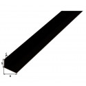 HOEKPROFIEL,PVC,ZWART,40X10/1M