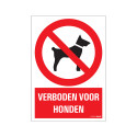 BORD VERBODEN VOOR HONDEN 230X330 MM