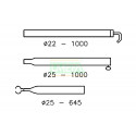 ZAK EXTRA DAKLIGGER 25/22MM 170-250CM ZIL