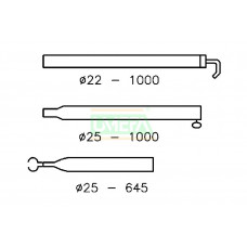 ZAK EXTRA DAKLIGGER 25/22MM 170-250CM ZIL