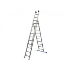 REFORM LADDER 3X12 RECHT MET STAB.BALK M07 + TOPROLLEN