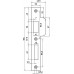 P 4139/17/T SLUITPLAAT, RVS 29X196MM RECHTHOEKIG, B