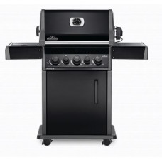 BBQ NAPOLEON ROGUE 425 MET ZIJ- EN ACHTERBRANDER ZWART INCL DRAAISPIT