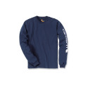 EK231NVY SLEEVE LOGO T-SHIRT L/S NAVY