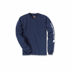 EK231NVY SLEEVE LOGO T-SHIRT L/S NAVY