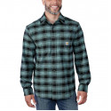 105945GE0 FLANNEL L/S PLAID SHIRT SEA PINE