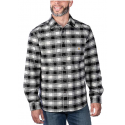 105945W03 FLANNEL L/S PLAID SHIRT MALT