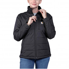 105912N04 RELAXED FIT LIGHT INSULATED JACKET BLACK