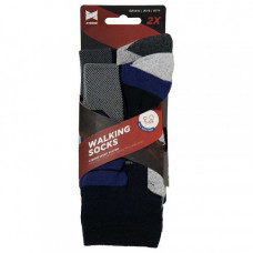 XTREME WALKING SOCKS 2-PACK MULTI BLUE 45/47