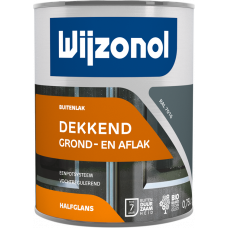 WIJZONOL GROND- EN AFLAK IN ÉÉN RM 0.75L RAL7016