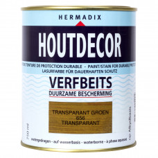 HOUTDECOR 656 TRANSPARANT GROEN 750ML