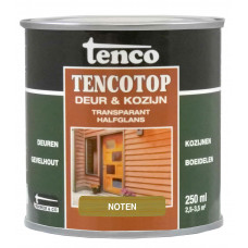 TENCOTOP DEUR & KOZIJN TRANSPARANT NOTEN 0,25