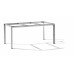 SIEGER TUINTAFEL ONDERSTEL 160 X 90 CM GRAFIET MET POLYTEC BLAD KLEUR BETON DUNKEL