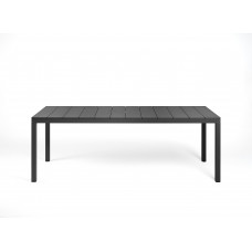 NARDI RIO FIX TAFEL 210 ANTRACIET ALUMINIUM