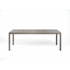 NARDI RIO FIX TAFEL 210 TORTORA ALUMINIUM