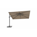 CHALLENGER T2 PREMIUM ZWEEFPARASOL 350 X 260 CM KLEUR HAVANNA