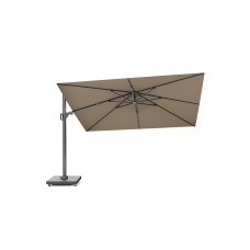 CHALLENGER T2 PREMIUM ZWEEFPARASOL 350 X 260 CM KLEUR HAVANNA