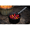 CAST IRON SAUCE POT WITH BASTING BRUSH