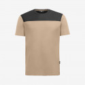 FHB KNUT T-SHIRT HEREN BEIGE/ZWART