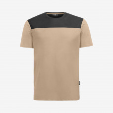 FHB KNUT T-SHIRT HEREN BEIGE/ZWART