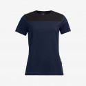 FHB KIRAT-SHIRT DAMES MARINE/ZWART