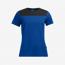 FHB KIRAT-SHIRT DAMES KORENBLAUW/ZWART