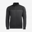 FHB ROB ZIP-SWEATSHIRT UNISEX ANTRACIET/ZWART