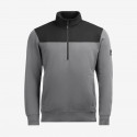 FHB ROB ZIP-SWEATSHIRT UNISEX GRIJS/ANTRACIET