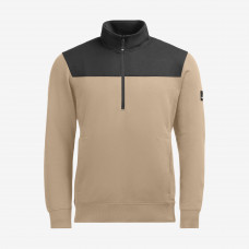 FHB ROB ZIP-SWEATSHIRT UNISEX BEIGE/ZWART