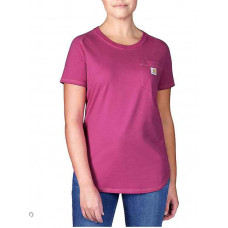 105415P37 MIDWEIGHT S/S POCKET T-SHIRT MAGENTA AGATE
