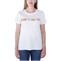 105764WHT LIGHTWEIGHT S/S GRAPHIC T-SHIRT WHITE