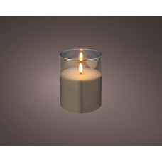 LED KAARS GLAS BO BINNENSMOKEYGREY/WARM WHITE