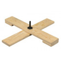 QUICKTREESTAND HOUTEN KRUIS MET PIN 60CM.