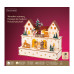 KERSTHUIS MET LED VERLICHTING TRIPLEX