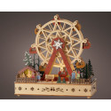 KERST REUZENRAD MET LED VERLICHTING TRIPLEX