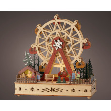 KERST REUZENRAD MET LED VERLICHTING TRIPLEX