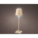 LED TAFELLAMP IJZER STEADY BINNEN KLEUR ZAND OP BATTERIJ